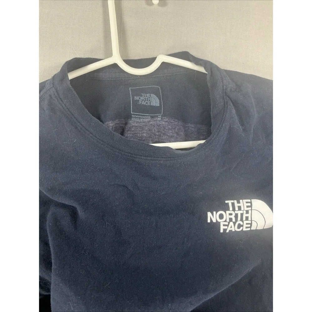 The North Face Mens Black Graphic Print Cotton Short Sleeve T-Shirt Size Medium